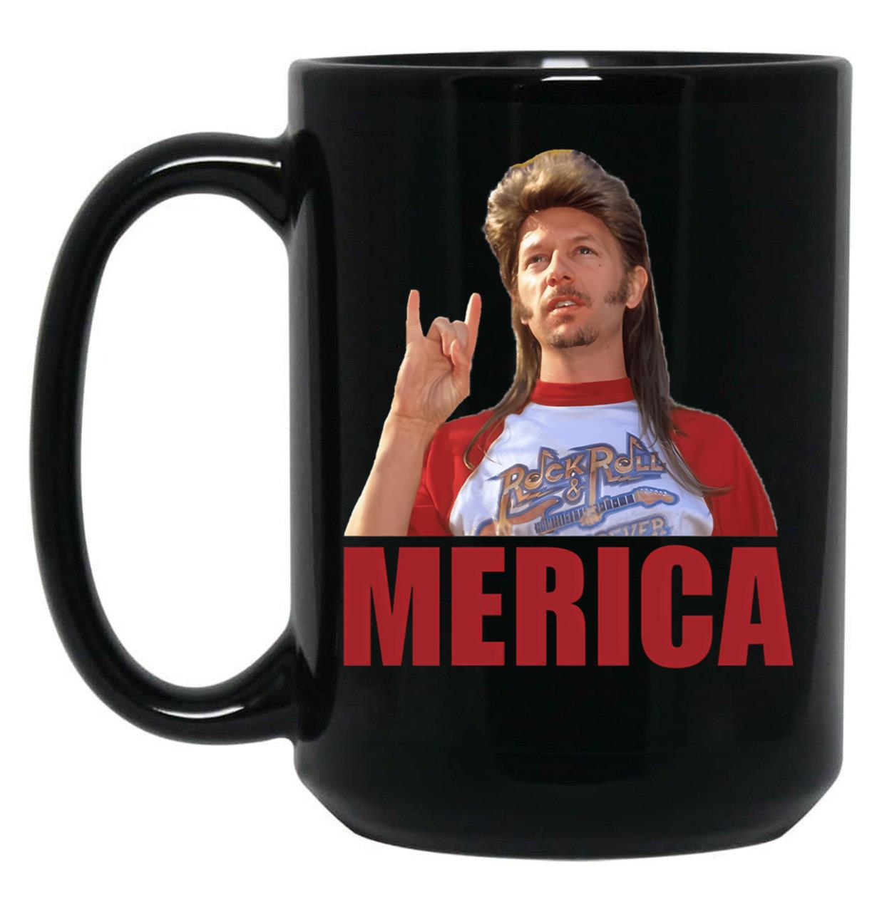 Vintage Joe Dirt Merica Fourth Of July Usa Funny Lifes A Garden Dig It Keep On Keepin Black Coffee Mug