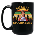 Vintage Joe Dirt Snakes Sparklers Fans Men Women Black Coffee Mug