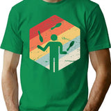 Vintage Juggling Juggle Circus Juggler Gift T-Shirt for Men & Women, T-Shirts Graphic Tee - Green