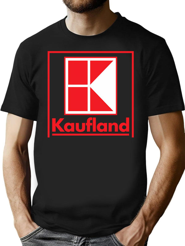 Vintage Kaufland Design T-Shirt for Men & Women, T-Shirts Graphic Tee - Black