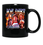 Vintage Merica Joe Dirt Funny 4Th Of July Black Coffee Mug - Black