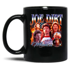 Vintage Merica Joe Dirt Funny 4Th Of July Black Coffee Mug