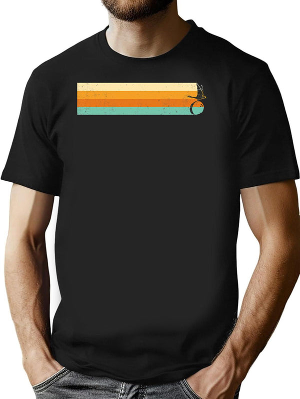 Vintage Migration T-Shirt for Men & Women, T-Shirts Graphic Tee - Black