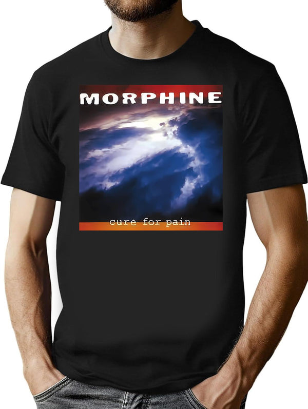 Vintage Morphine Cure Of Pain Band Rock T-Shirt Essential T-Shirt T-Shirt for Men & Women, T-Shirts Graphic Tee - Black