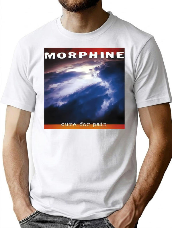 Vintage Morphine Cure Of Pain Band Rock T-Shirt Essential T-Shirt T-Shirt for Men & Women, T-Shirts Graphic Tee - White