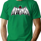 Vintage Mothman Logo Black White T-Shirt for Men & Women, T-Shirts Graphic Tee - Green