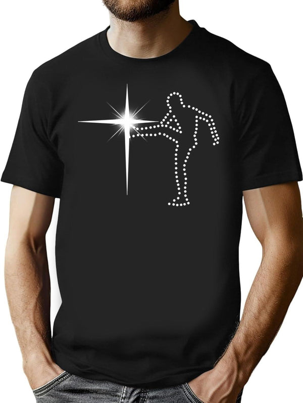 Vintage Old Grey Whistle Test Symbol Classic T-Shirt for Men & Women, T-Shirts Graphic Tee - Black