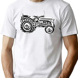 Vintage Old Massey Fergison Tractor T-Shirt for Men & Women, T-Shirts Graphic Tee - White
