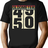 Vintage Oldometer 50 Years Old 50Th Birthday Gift For Men Women T-Shirt for Men & Women, T-Shirts Graphic Tee - Black