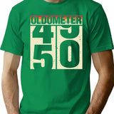 Vintage Oldometer 50 Years Old 50Th Birthday Gift For Men Women T-Shirt for Men & Women, T-Shirts Graphic Tee - Green