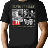 Vintage Picture Collection T-Shirt for Men & Women, T-Shirts Graphic Tee - Black