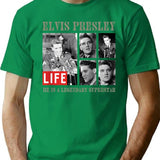 Vintage Picture Collection T-Shirt for Men & Women, T-Shirts Graphic Tee - Green