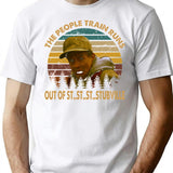 Vintage Planes Trains And Automobiles Films - The People Train Runs T-Shirt for Men & Women, T-Shirts Graphic Tee - White