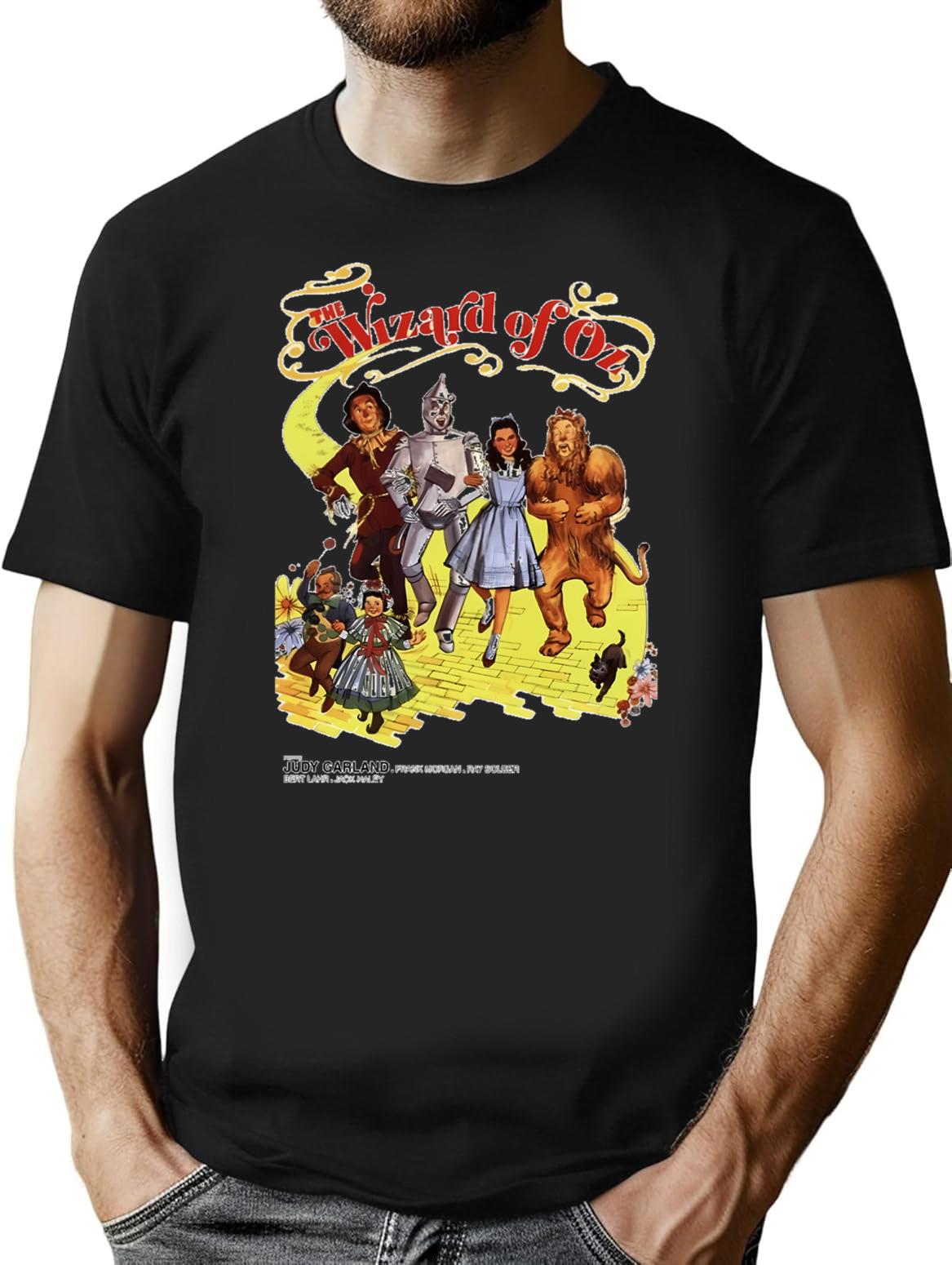 Vintage Poster Fantasy Dorothy Gale T-Shirt for Men & Women, T-Shirts Graphic Tee - Black