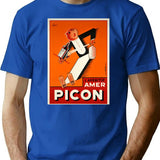 Vintage Pub - Picon Aperitif T-Shirt for Men & Women, T-Shirts Graphic Tee - Blue