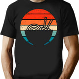 Vintage Ramen Noodles T-Shirt for Men & Women, T-Shirts Graphic Tee - Black
