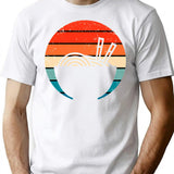 Vintage Ramen Noodles T-Shirt for Men & Women, T-Shirts Graphic Tee - White