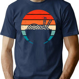 Vintage Ramen Noodles T-Shirt for Men & Women, T-Shirts Graphic Tee - Navy