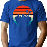 Vintage Ramen Noodles T-Shirt for Men & Women, T-Shirts Graphic Tee - Blue