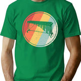 Vintage Retro Marimba T-Shirt for Men & Women, T-Shirts Graphic Tee - Green