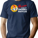 Vintage Roscoe'S House Of Chicken 'N Waffles Restaurant Design T-Shirt for Men & Women, T-Shirts Graphic Tee - Navy