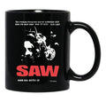 Vintage Saw 2004 Movie Promo Essential Black Coffee Mug, Gift Coffee Mug - Black