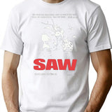 Vintage Saw 2004 Movie Promo Essential Premium Heavyweight Cotton T-Shirt - White