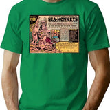 Vintage Sea Monkeys Ad - 1971 T-Shirt for Men & Women, T-Shirts Graphic Tee - Green