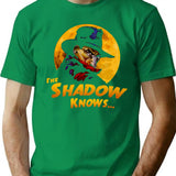Vintage Shadow T-Shirt for Men & Women, T-Shirts Graphic Tee - Green