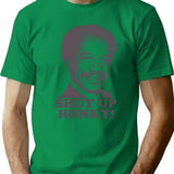 Vintage Shut Up Honky - The Jeffersons T-Shirt for Men & Women, T-Shirts Graphic Tee - Green