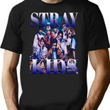 Vintage Skz T-Shirt for Men & Women, T-Shirts Graphic Tee - Black