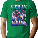 Vintage Skz T-Shirt for Men & Women, T-Shirts Graphic Tee - Green