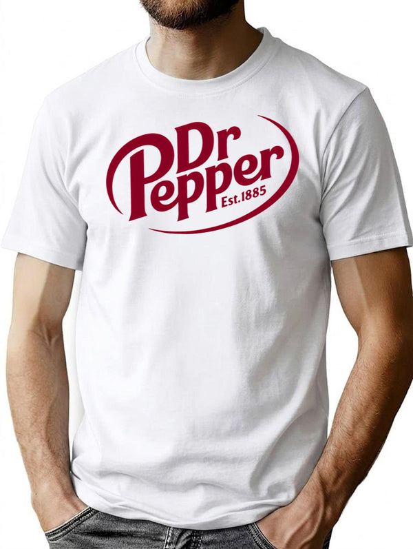 Vintage Soda Lover Est 1885 2 T-Shirt for Men & Women, T-Shirts Graphic Tee - White
