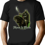 Vintage Style Mount Blade Warband Print T-Shirt for Men & Women, T-Shirts Graphic Tee - Black
