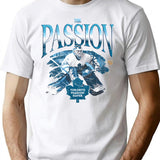 Vintage-Style The Passion T-Shirt for Men & Women, T-Shirts Graphic Tee - White