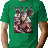 Vintage Sylus Bootleg Style T-Shirt for Men & Women, T-Shirts Graphic Tee - Green