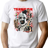 Vintage Terrifier Clown T-Shirt for Men & Women, T-Shirts Graphic Tee - White