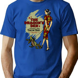 Vintage Texas Chinese Bar T-Shirt for Men & Women, T-Shirts Graphic Tee - Blue