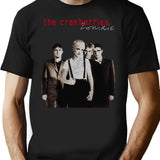 Vintage The Cranberri T-Shirt for Men & Women, T-Shirts Graphic Tee - Black
