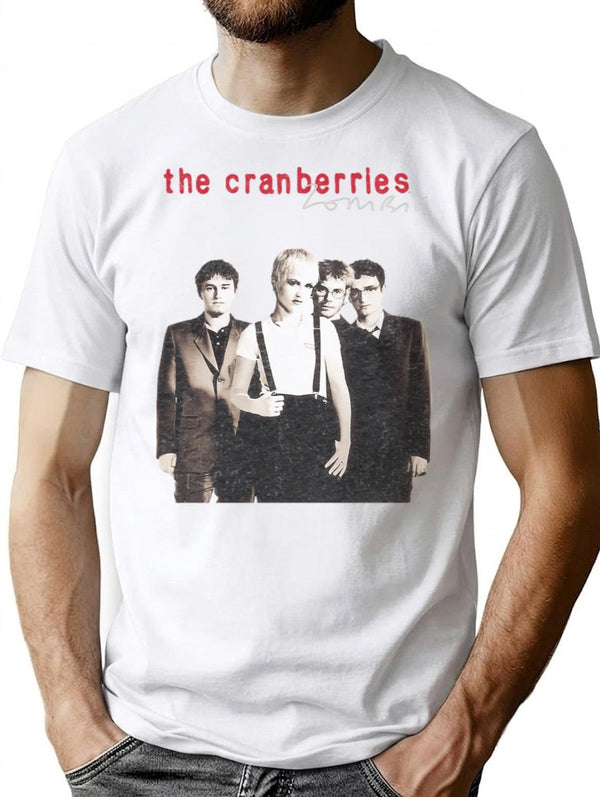 Vintage The Cranberri T-Shirt for Men & Women, T-Shirts Graphic Tee - White