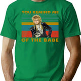 Vintage The Labyrinth Film Idol Art Gift For Fans T-Shirt for Men & Women, T-Shirts Graphic Tee - Green