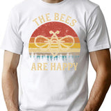 Vintage Valheim The Bees Are Happy T-Shirt for Men & Women, T-Shirts Graphic Tee - White