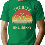 Vintage Valheim The Bees Are Happy T-Shirt for Men & Women, T-Shirts Graphic Tee - Green