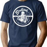 Vintage Venue Birdland Jazz Club T-Shirt for Men & Women, T-Shirts Graphic Tee - Navy