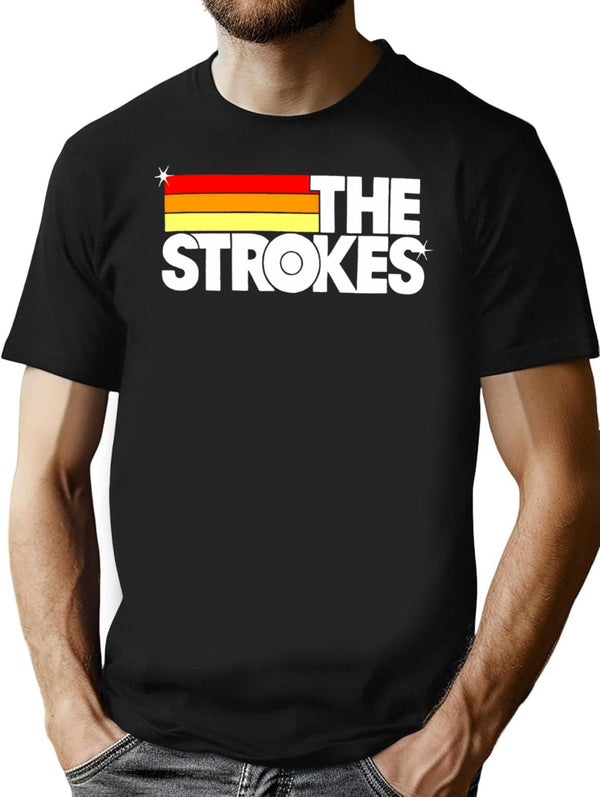 Vintage Wave T-Shirt for Men & Women, T-Shirts Graphic Tee - Black