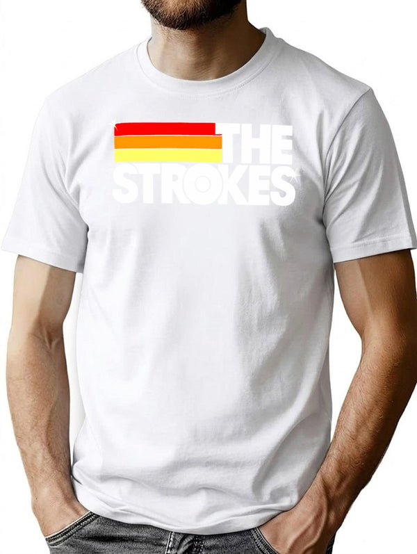 Vintage Wave T-Shirt for Men & Women, T-Shirts Graphic Tee - White