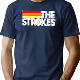 Vintage Wave T-Shirt for Men & Women, T-Shirts Graphic Tee - Navy