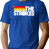 Vintage Wave T-Shirt for Men & Women, T-Shirts Graphic Tee - Blue