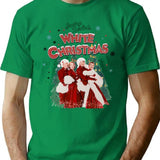 Vintage White Christmas Movie T-Shirt for Men & Women, T-Shirts Graphic Tee - Green