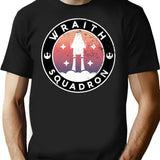 Vintage Wraith Squadron Insignia T-Shirt for Men & Women, T-Shirts Graphic Tee - Black